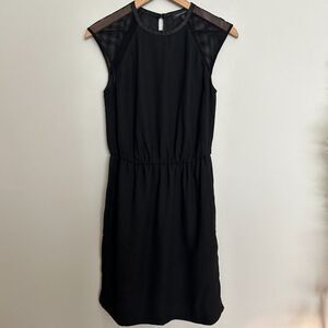 Banana Republic Mesh Sleeve Dress